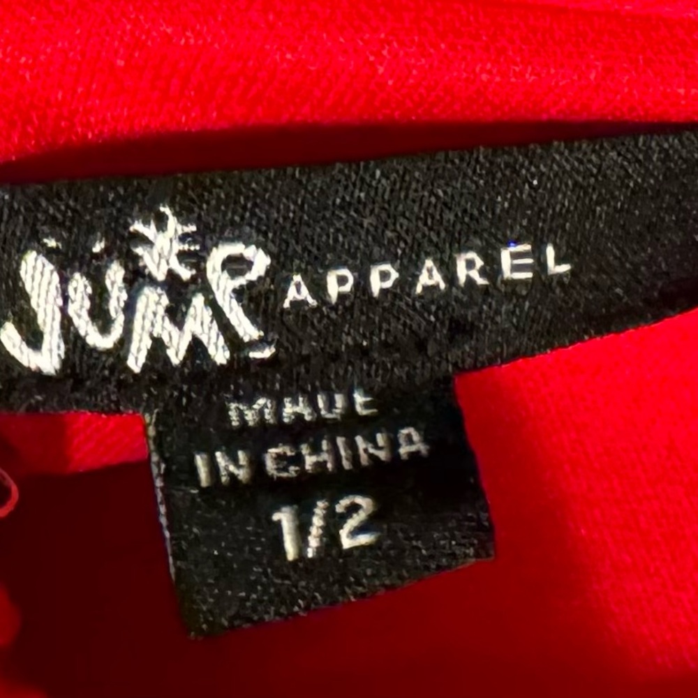 Jump Red Ruched Dress - Picture 3 of 4